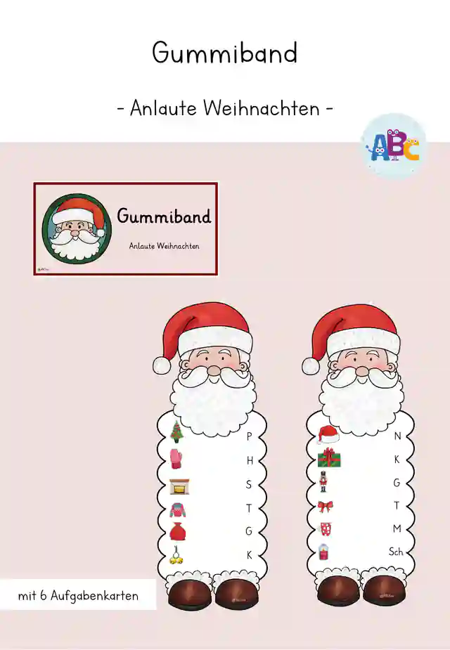 Gummiband : Anlaute Weihnachten