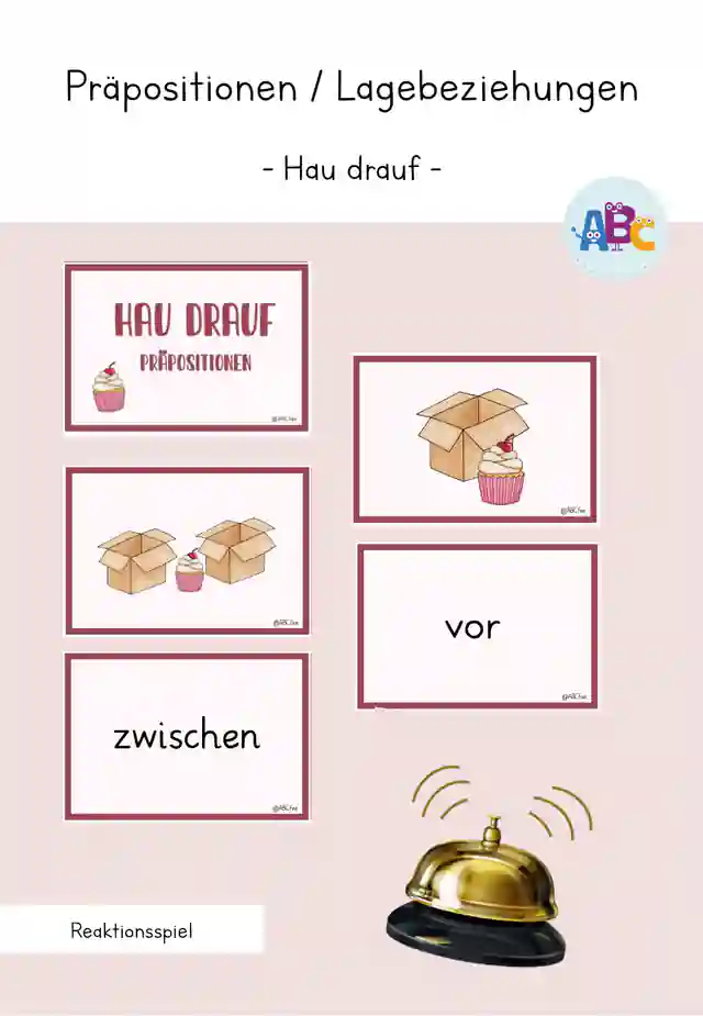 Präpositionen / Lagebeziehungen : Hau drauf (Spiel)