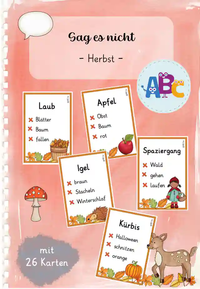 Sag es nicht : Herbst (Erklärspiel)
