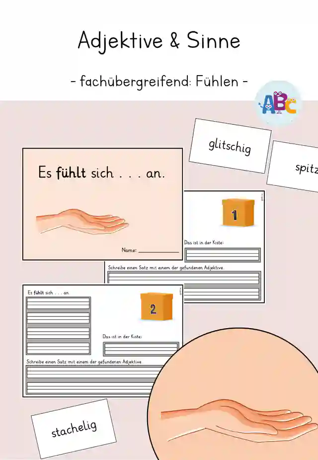 Adjektive & Sinne : Fühlen (fachübergreifend)