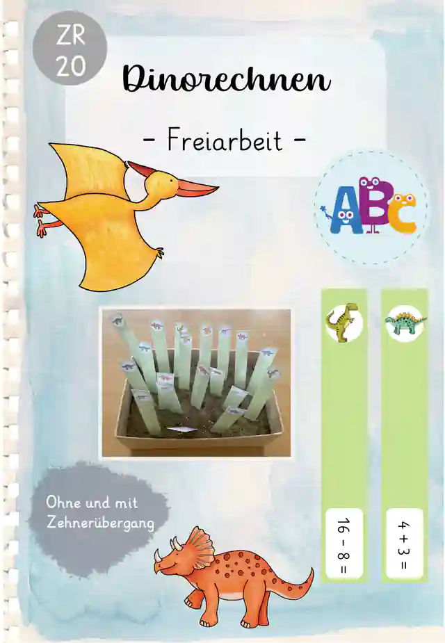 Dinorechnen : Freiarbeit (Rechnen)
