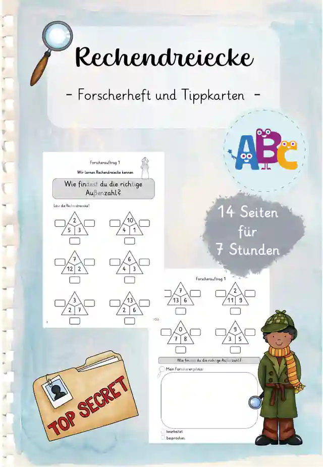 Rechendreiecke : Forscherheft und Tippkarten (ZR 20)