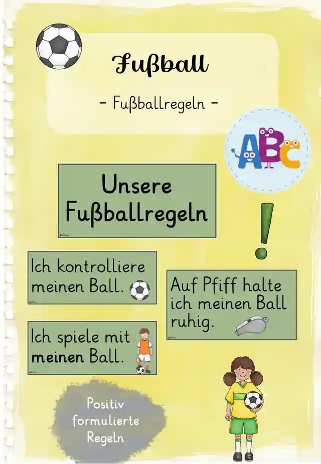Fußball : Fußballregeln (Umgang und Verhalten mit dem Ball)