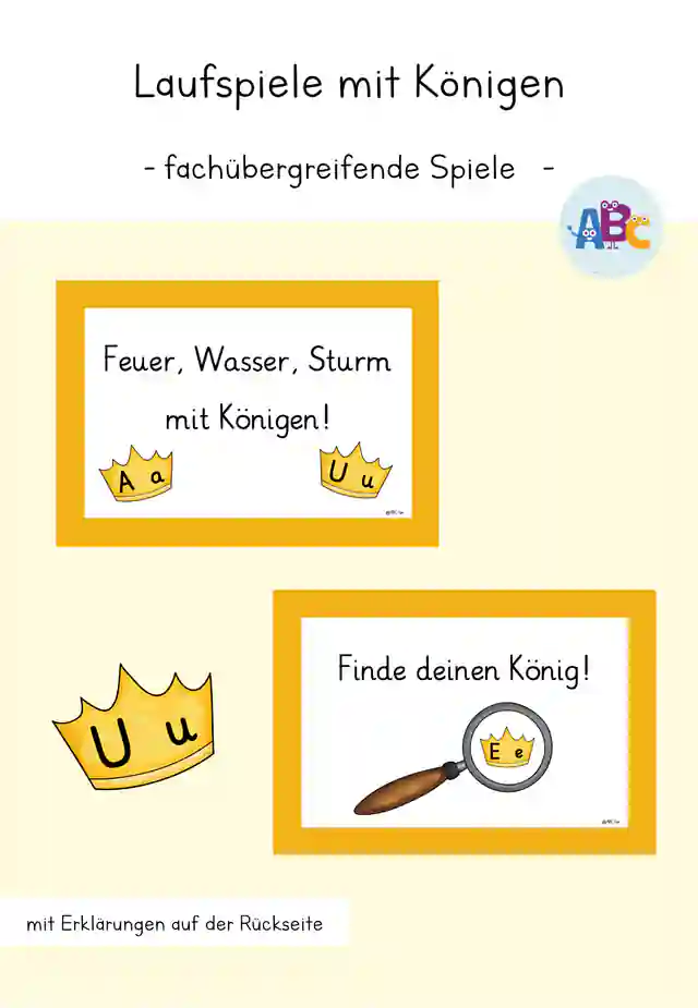 Laufspiele mit Königen : fachübergreifende Spiele