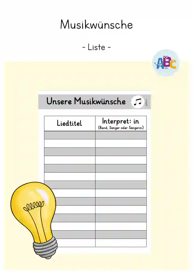 Musikwunschliste