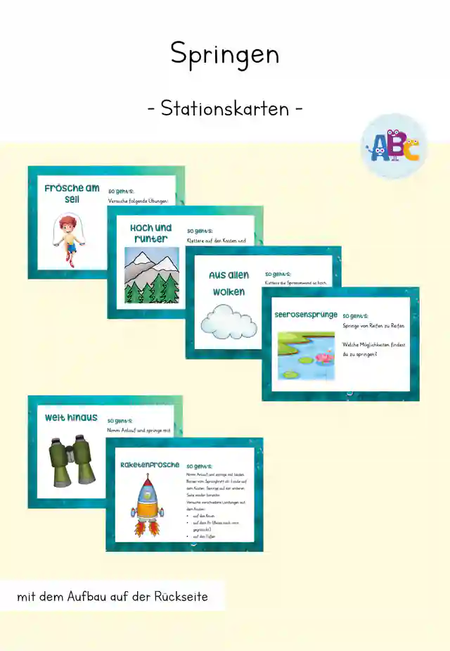 Springen : Stationskarten