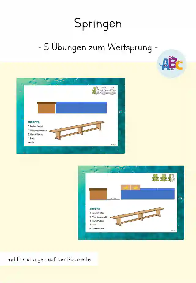 Springen : 5 Übungen zum Weitsprung