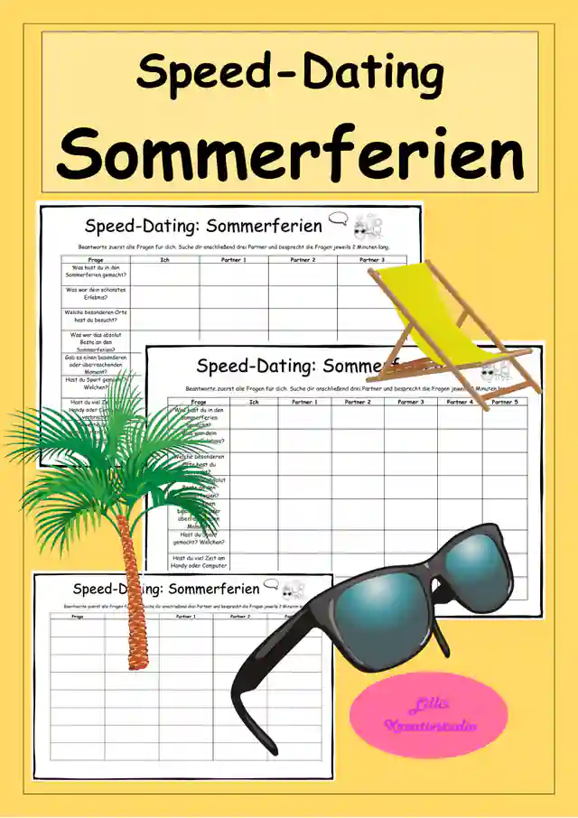 Speeddating Sommerferien - Gesprächsanlässe
