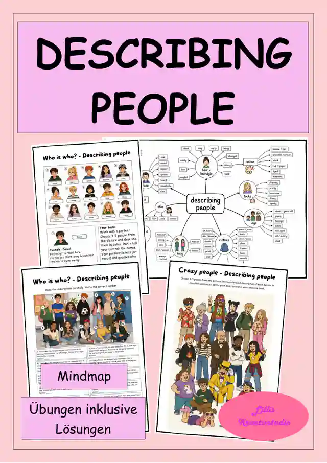 Describing people - Personen beschreiben auf Englisch