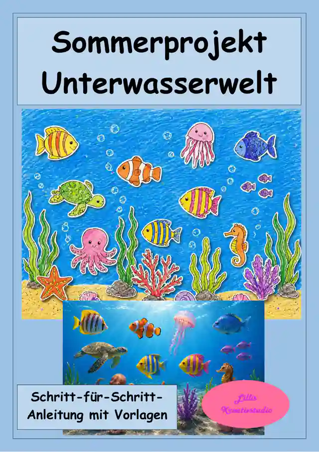 Kunstprojekt Unterwasserwelt - Sommerprojekt