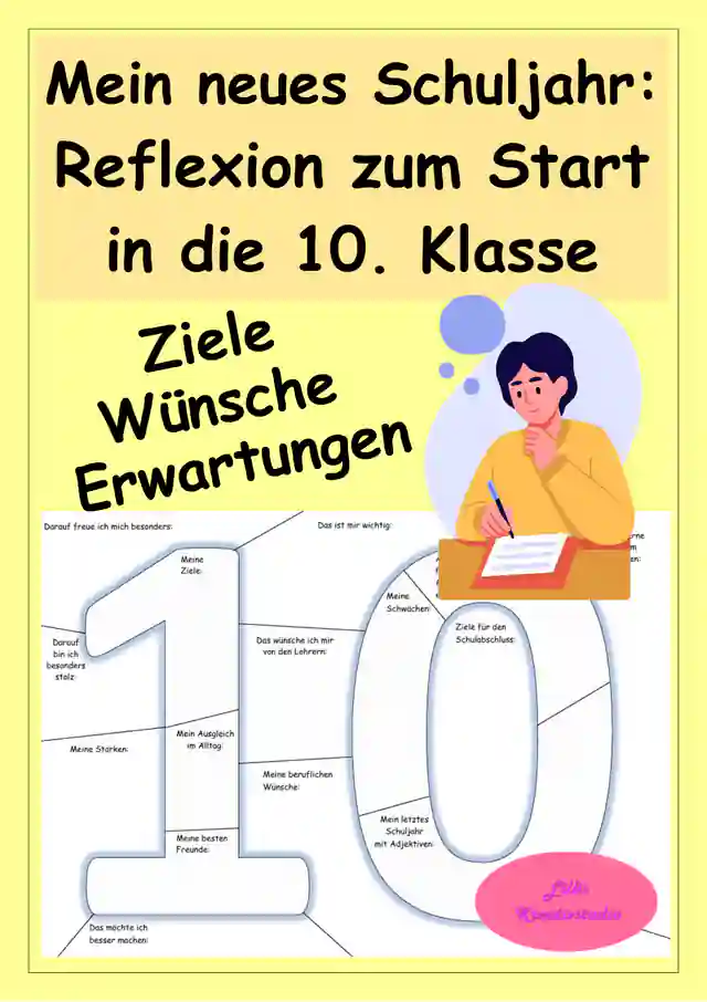 Mein neues Schuljahr - Klasse 10 - Ziele, Erwartungen, Wünsche, Reflexion