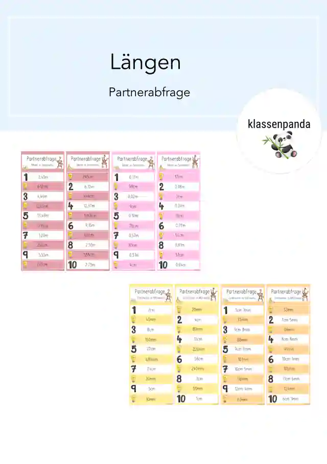 Längen Parterabfrage (mm,cm,m,km)