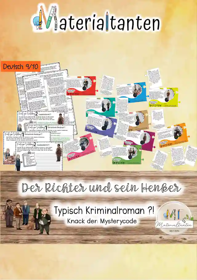 14. Der Richter und sein Henker / Friedrich Dürrenmatt / Kriminalroman Merkmale