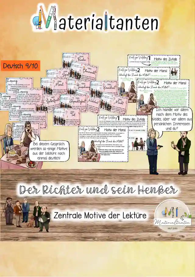 15. Der Richter und sein Henker / Zentrale Motive im Roman