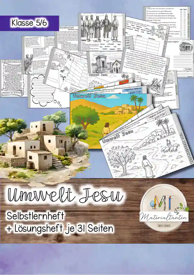 Umwelt Jesus: Selbstlernheft mit Lösungen zur Selbstkontrolle