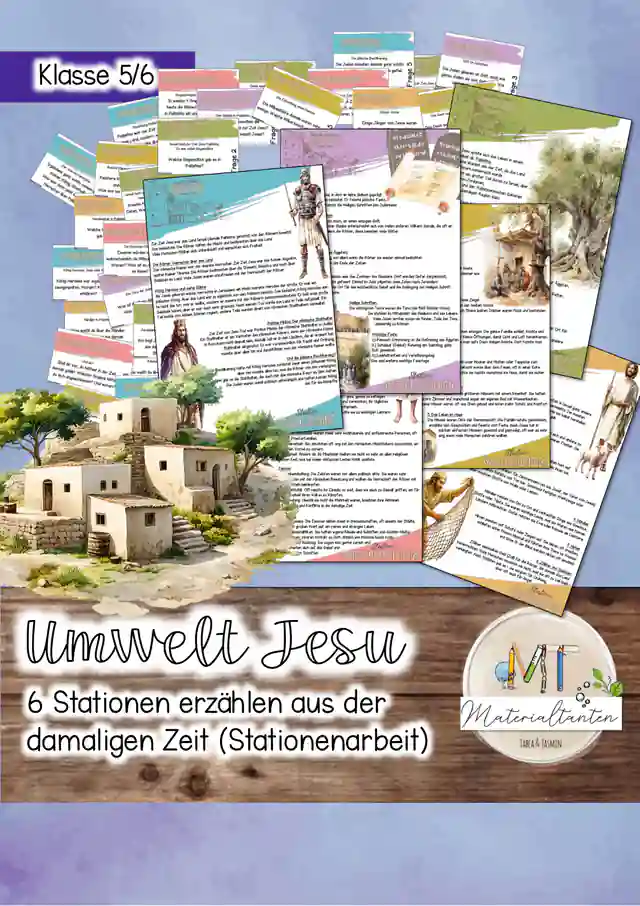 Stationenarbeit zur Einheit: Umwelt Jesu