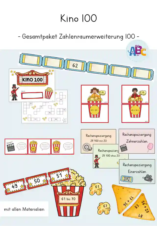 Kino 100: Gesamtpakt Zahlenraumerweiterung 100