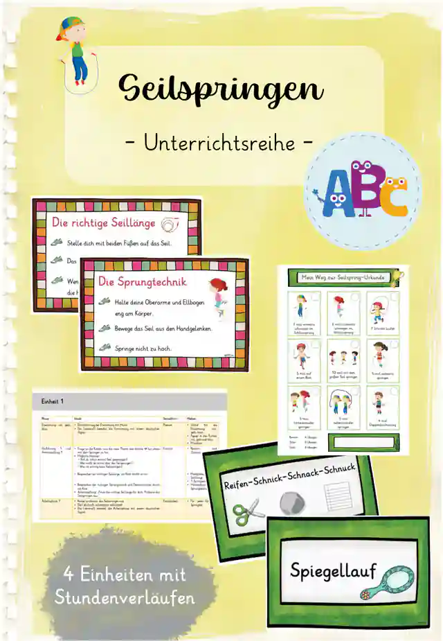 Seilspringen gesamte Unterrichtsreihe