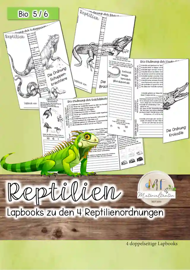Lapbooks zu den Reptilien