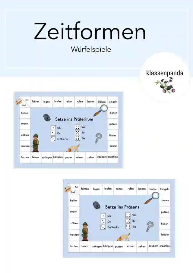 Würfelspiele Deutsch Materialpaket (wachsend)