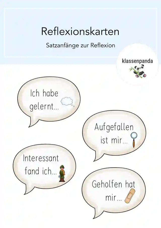 Reflexionskarten