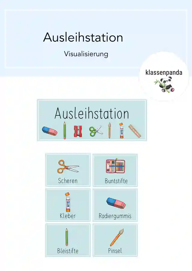 Ausleihstation Visualisierung