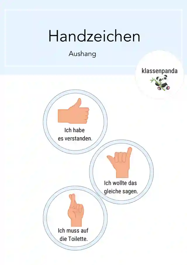 Handzeichen