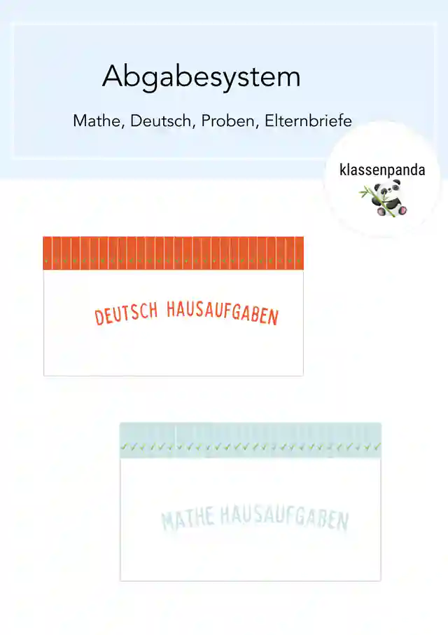 Hausaufgaben- und Elternbriefabgabe