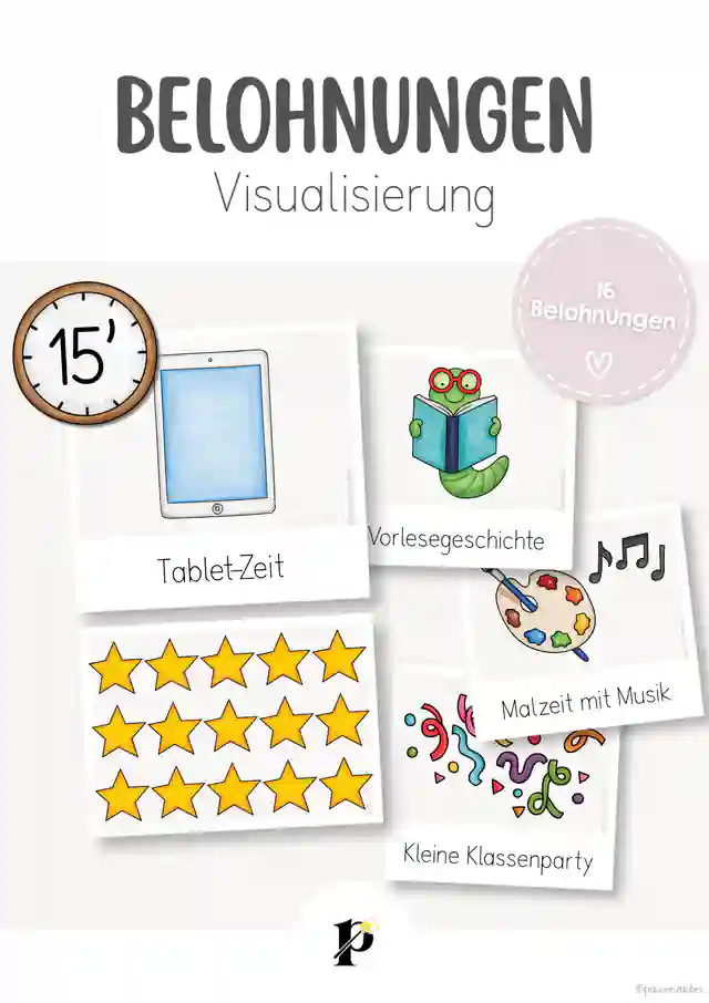 Belohnungssystem | Belohnungskarten für die Grundschule