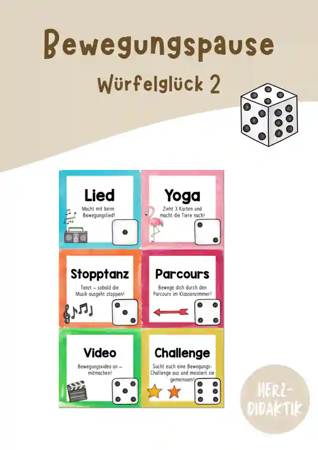 Bewegungspause - Würfelglück 2