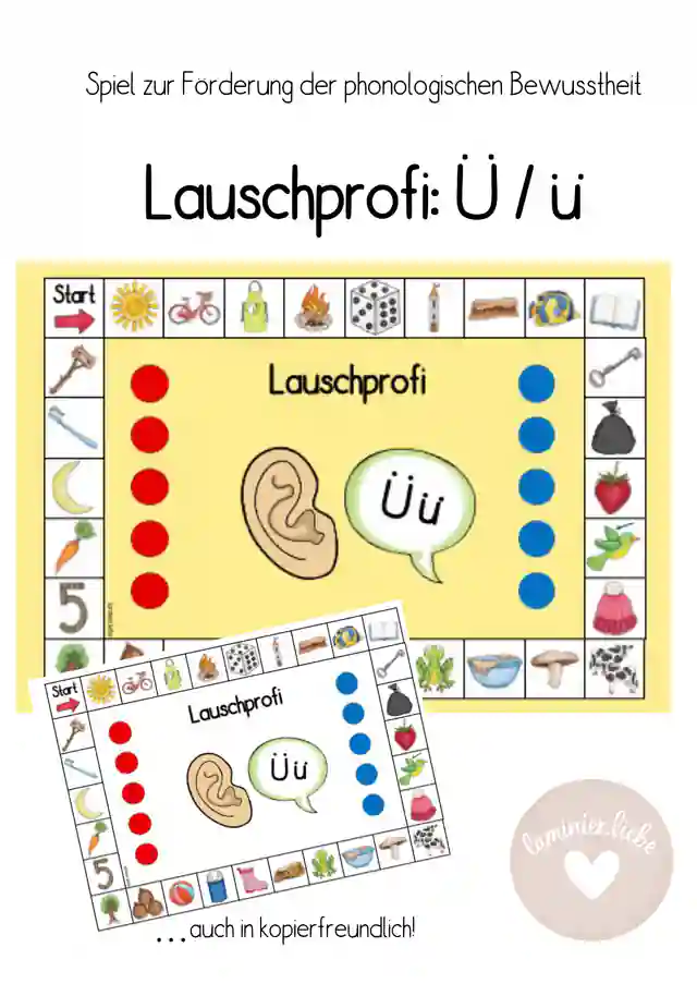 Lauschprofi Ü/ü: Lernspiel zur Förderung der Lautanalyse