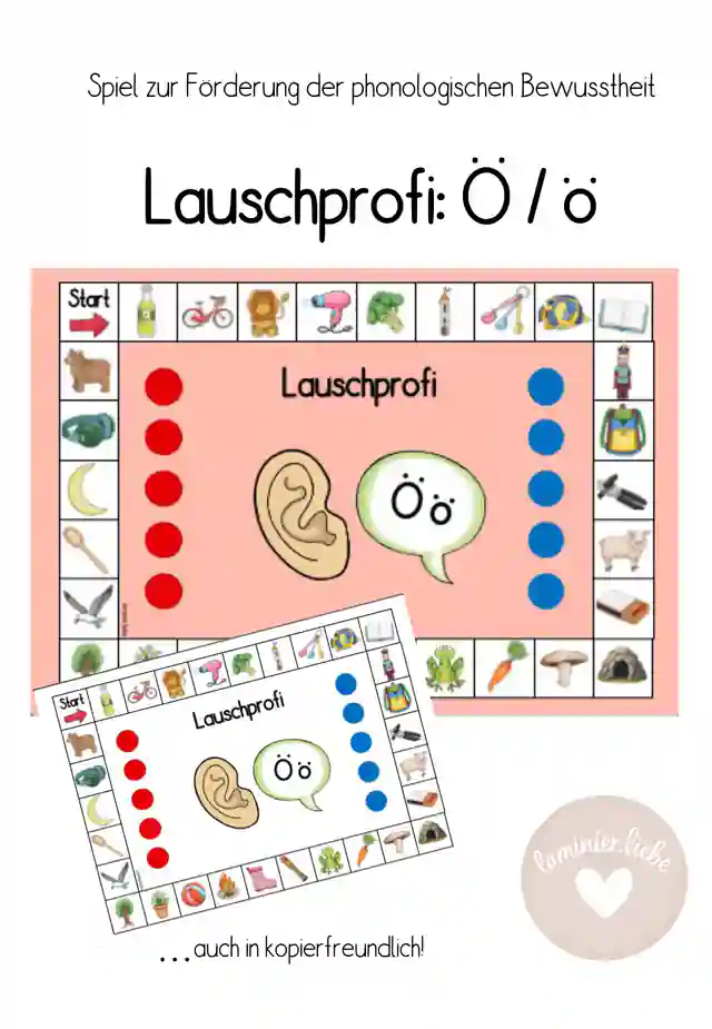 Lauschprofi Ö/ö: Lernspiel zur Förderung der Lautanalyse