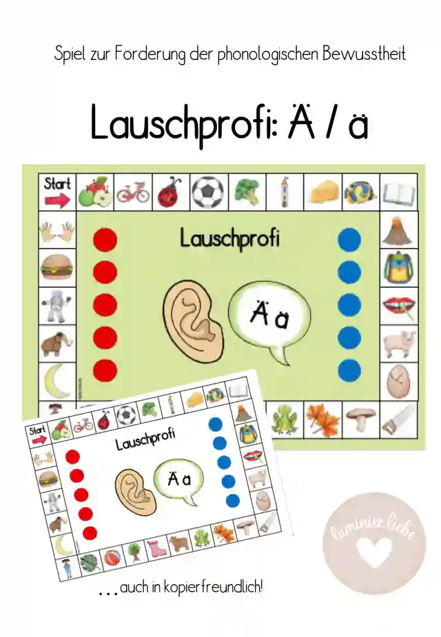 Lauschprofi Ä/ä: Lernspiel zur Förderung der Lautanalyse