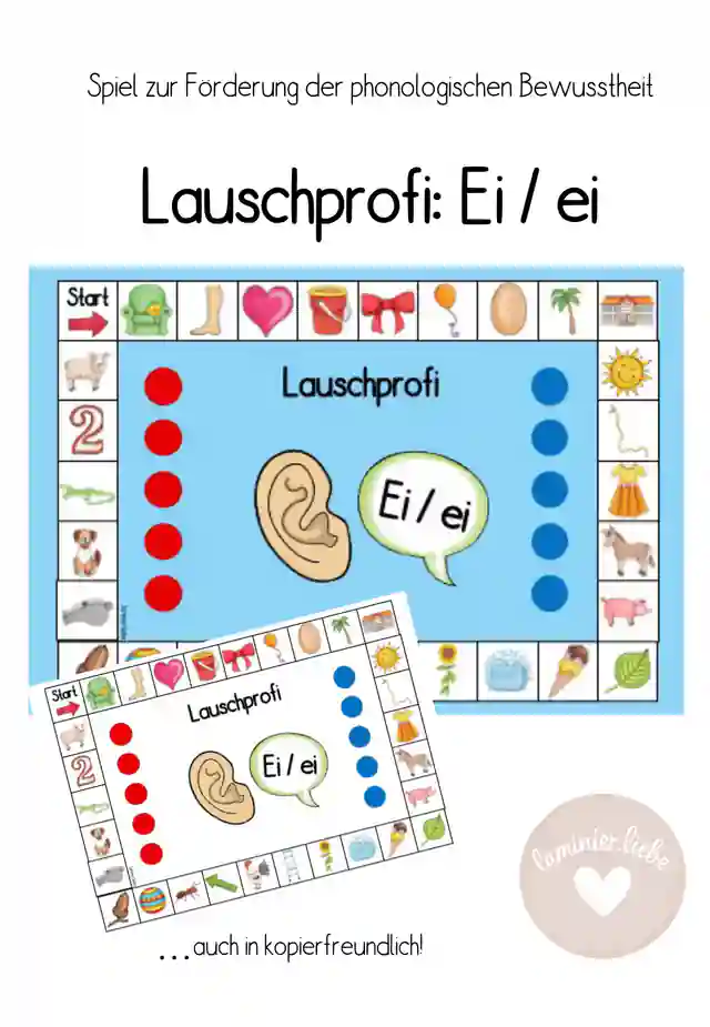 Lauschprofi Ei/ei: Lernspiel zur Förderung der Lautanalyse