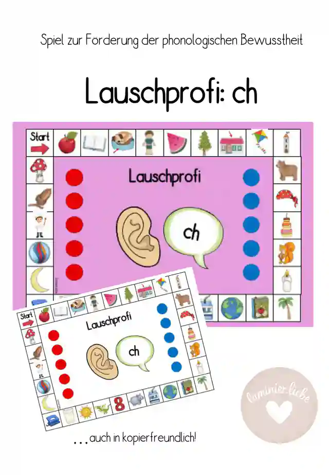 Lauschprofi ch: Lernspiel zur Förderung der Lautanalyse