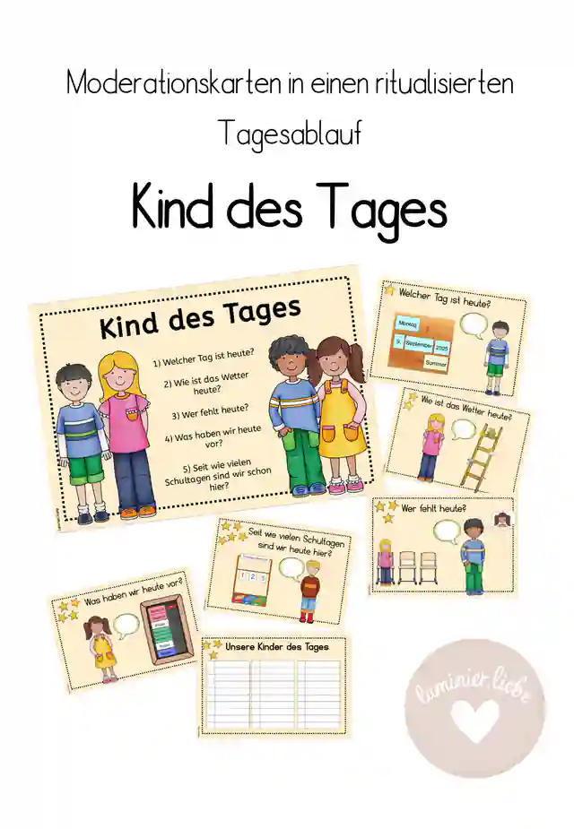 Kind des Tages: Moderationkarten ohne Klassentier