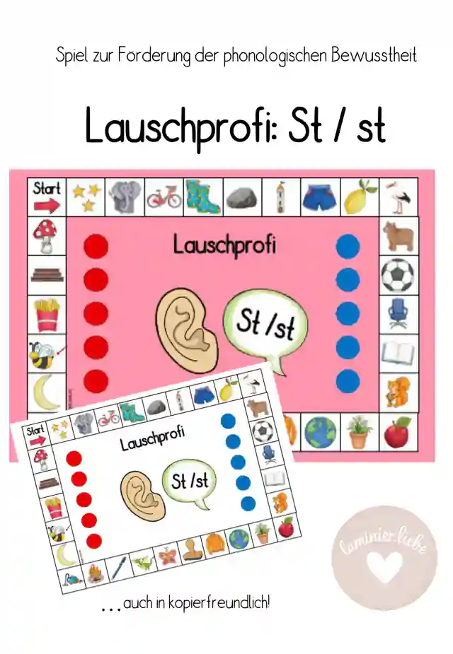 Lauschprofi St/st: Lernspiel zur Förderung der Lautanalyse