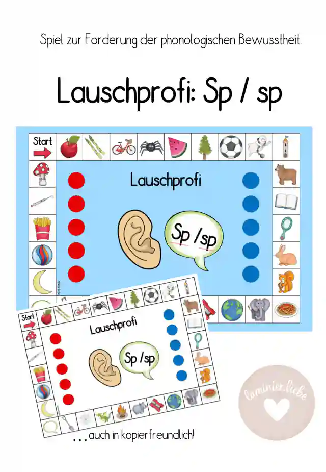 Lauschprofi Sp/sp: Lernspiel zur Förderung der Lautanalyse