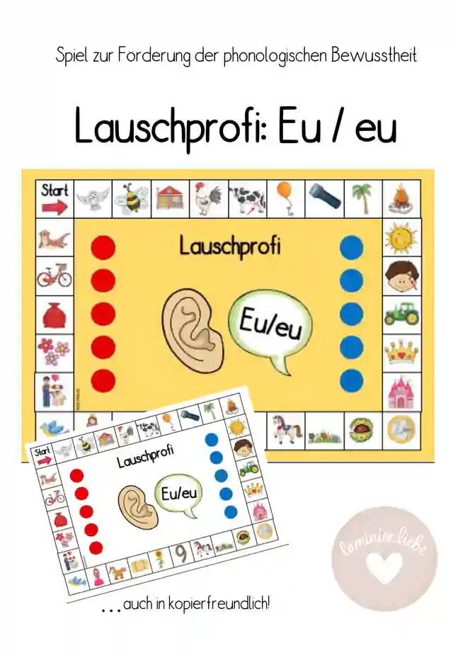 Lauschprofi Eu/eu: Lernspiel zur Förderung der Lautanalyse