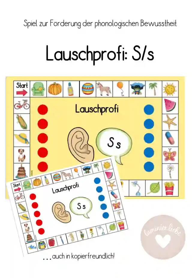 Lauschprofi S/s: Lernspiel zur Förderung der Lautanalyse