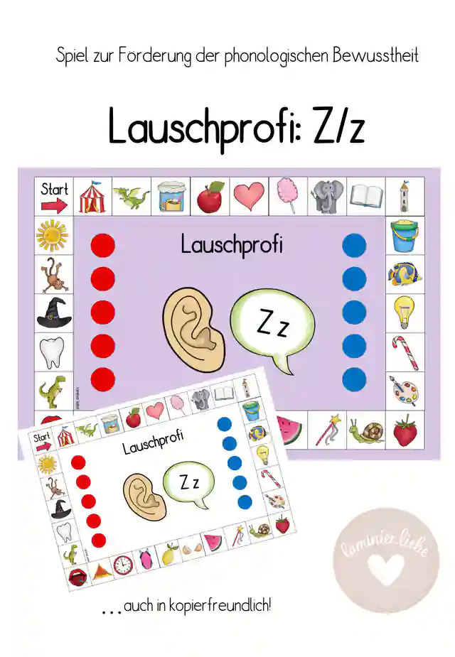 Lauschprofi Z/z: Lernspiel zur Förderung der Lautanalyse