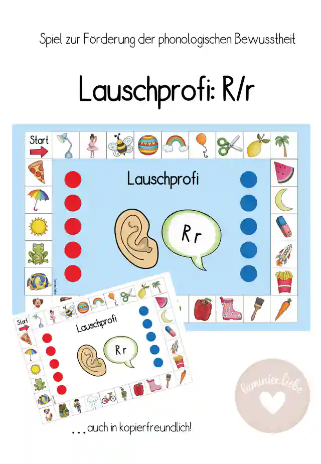 Lauschprofi R/r: Lernspiel zur Förderung der Lautanalyse