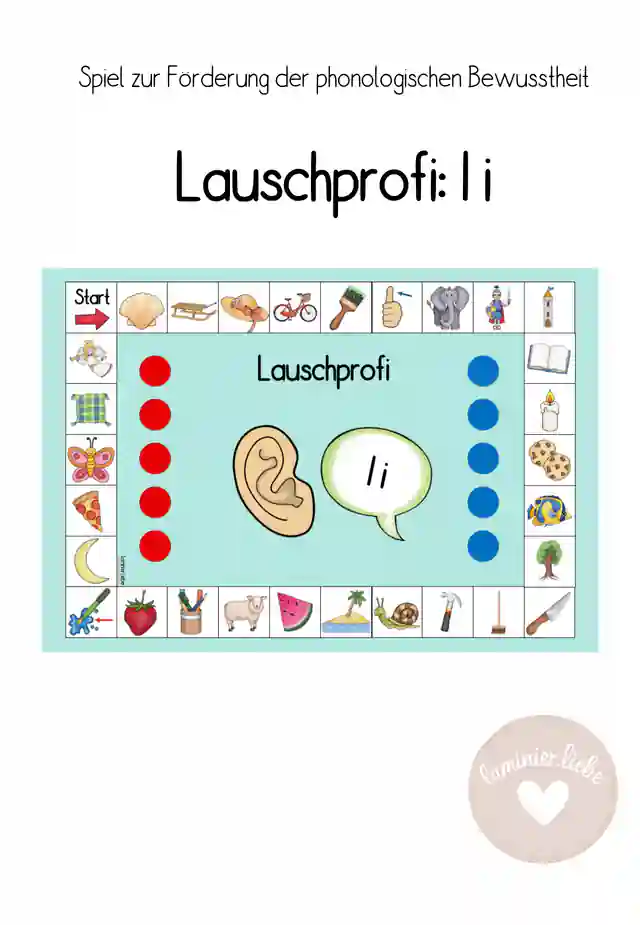 Lauschprofi I/i: Lernspiel zur Förderung der Lautanalyse