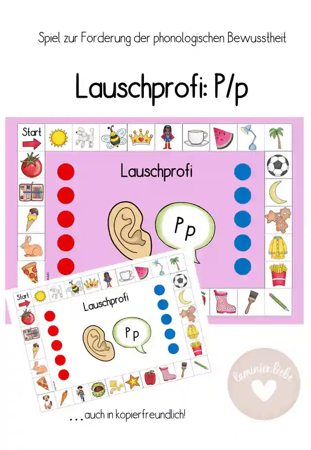 Lauschprofi P/p: Lernspiel zur Förderung der Lautanalyse