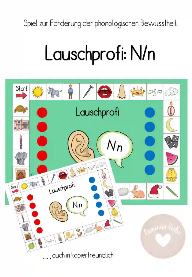 Lauschprofi N/n: Lernspiel zur Förderung der Lautanalyse