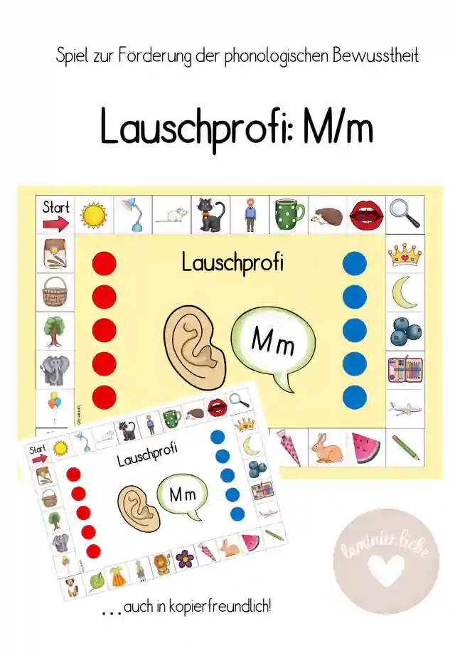 Lauschprofi M/m: Lernspiel zur Förderung der Lautanalyse