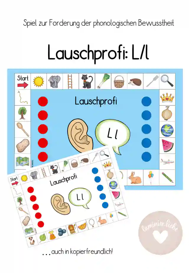 Lauschprofi L/l: Lernspiel zur Förderung der Lautanalyse