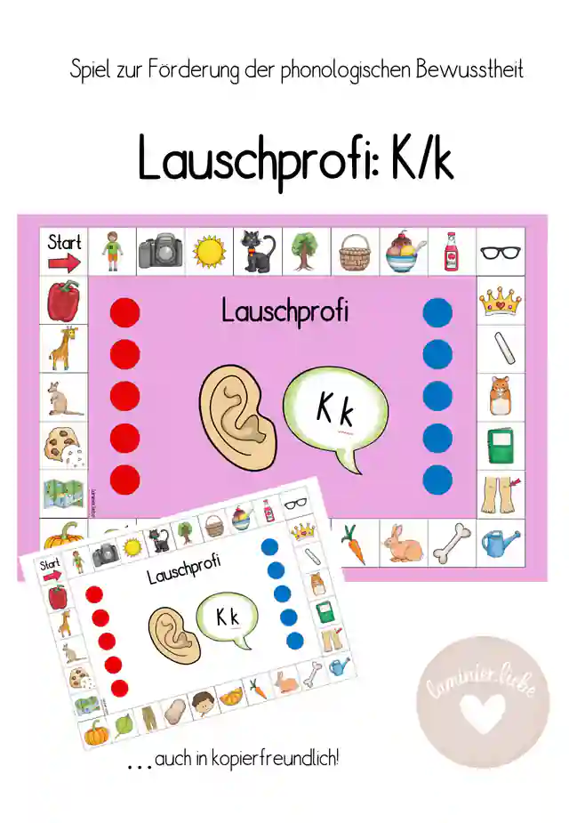 Lauschprofi K/k: Lernspiel zur Förderung der Lautanalyse
