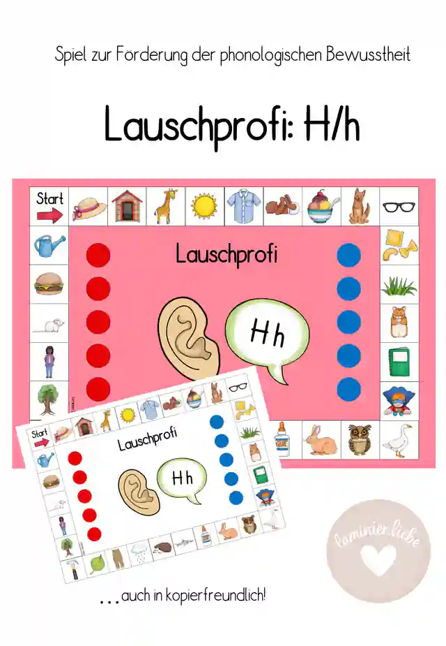 Lauschprofi H/h: Lernspiel zur Förderung der Lautanalyse