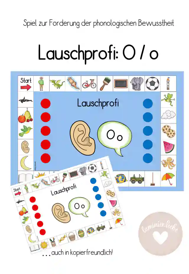 Lauschprofi O/o: Lernspiel zur Förderung der Lautanalyse